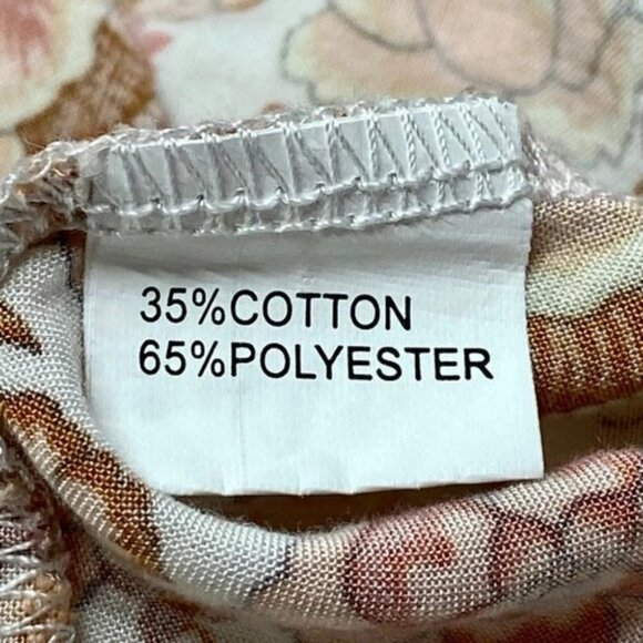 Tie Front Wrap Dress Women's Medium Multicolor Floral Rayon Blend Flowy GUC - Picture 11 of 13